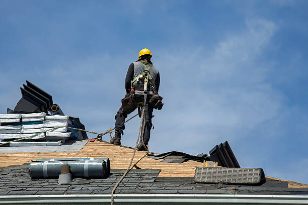 Professional Gutter Installation technician working in Coal City, WV